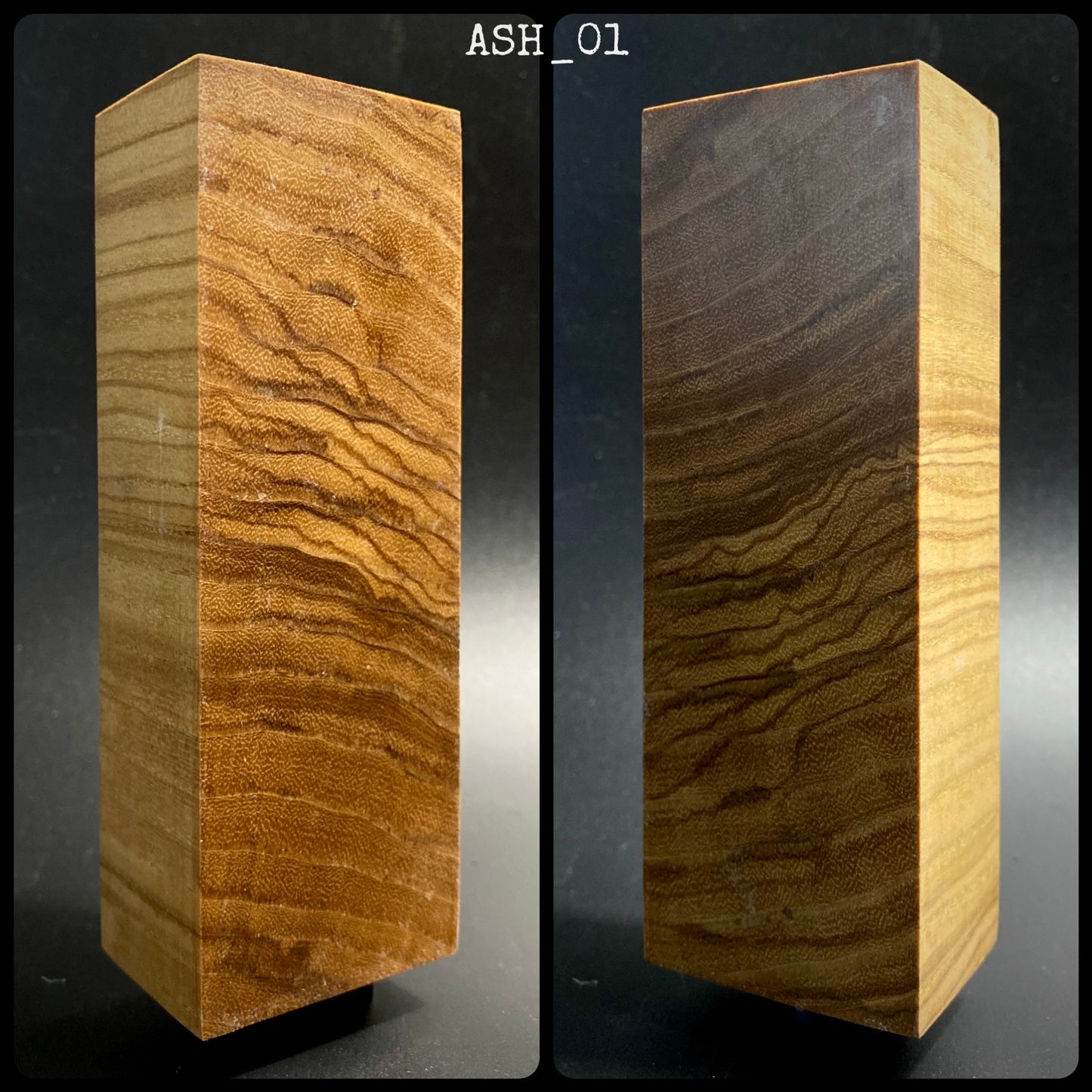 ASH Stabilized Wood, Blanks for Woodworking, DIY, Crafting. From France Stock. #A.01