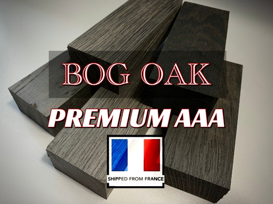 BOG OAK, Fumed Oak, 130/50/30 mm. Wood Blanks for Woodworking, DIY Precious Wood. France Stock