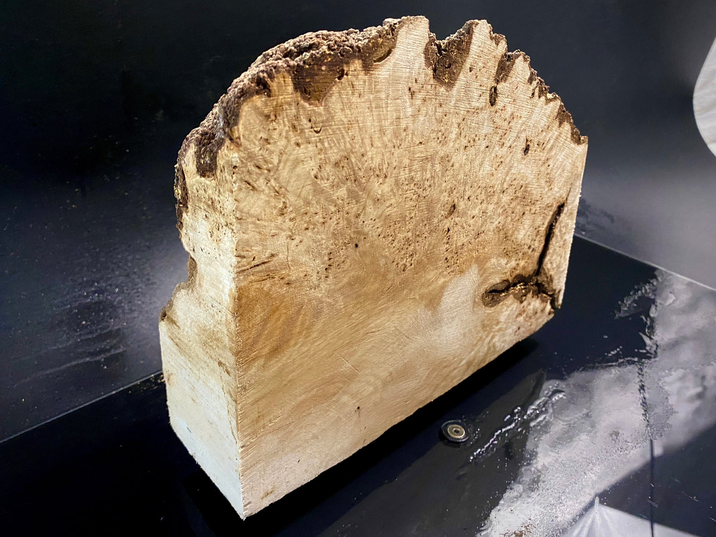 WALNUT BURL Wood Very Rare, Blank for woodworking, turning. France Stock. #W.161