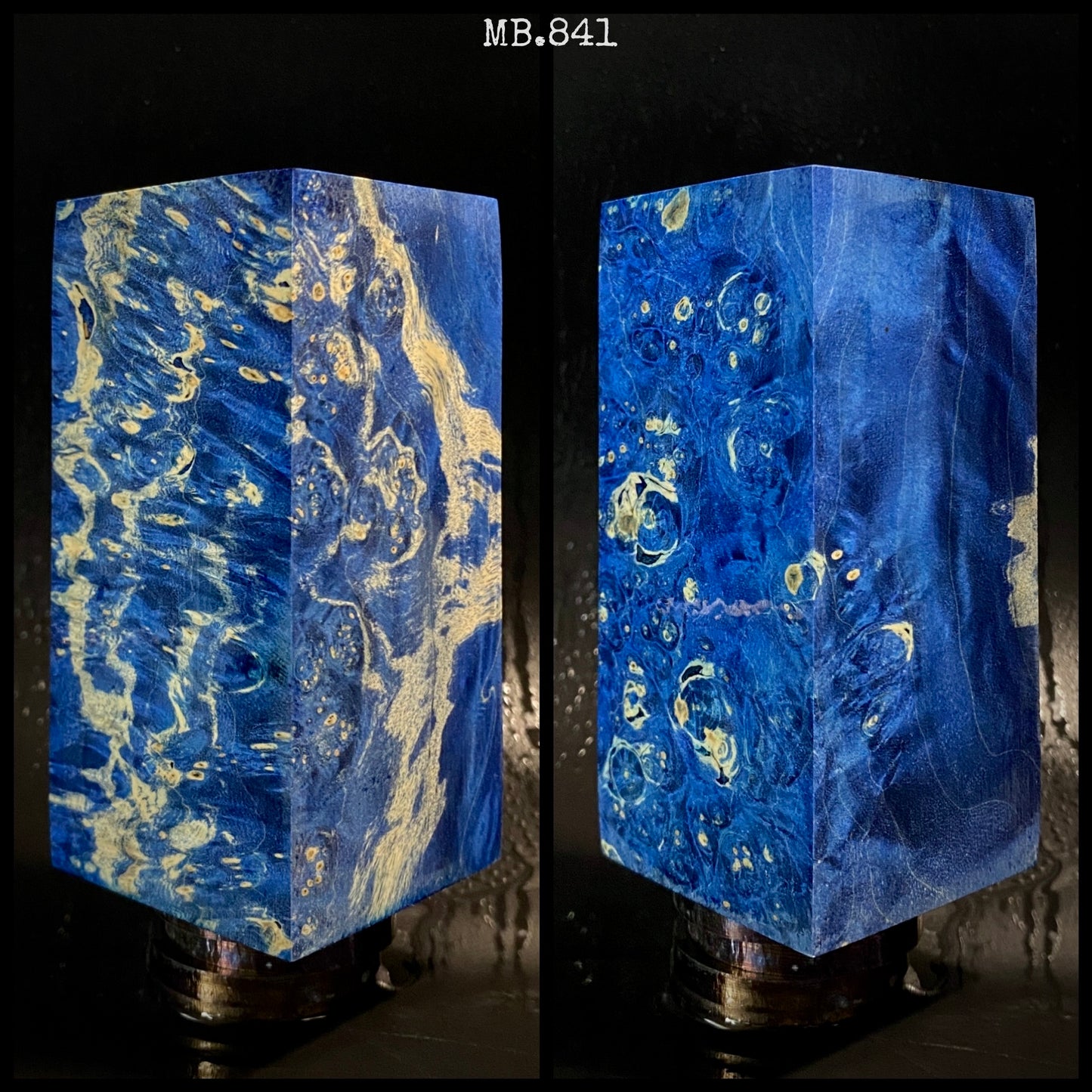 MAPLE BURL Stabilized Wood Blanks 100\50\50 mm, Premium Colors. France Stock.