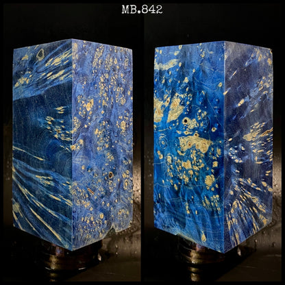 MAPLE BURL Stabilized Wood Blanks 100\50\50 mm, Premium Colors. France Stock.