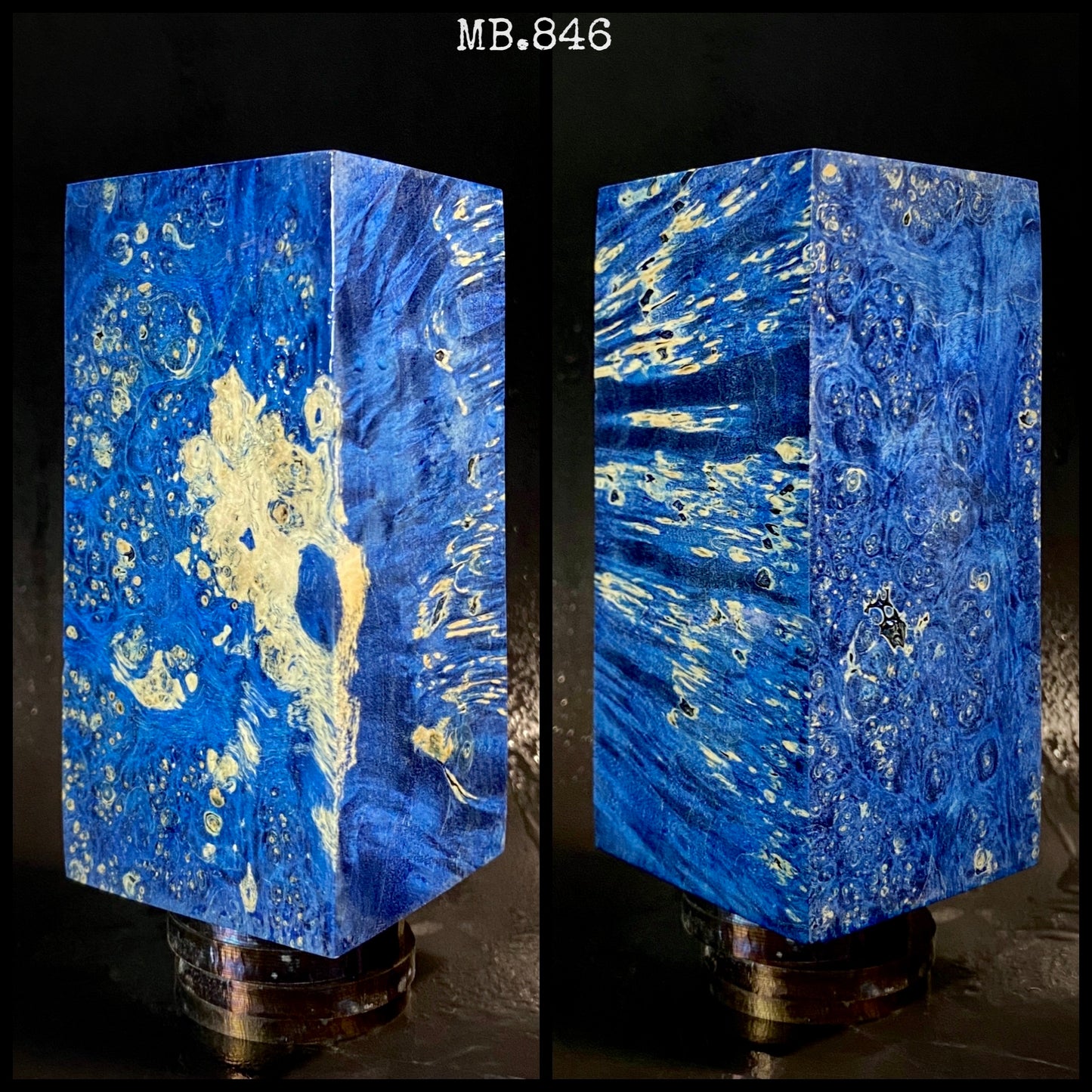 MAPLE BURL Stabilized Wood Blanks 100\50\50 mm, Premium Colors. France Stock.