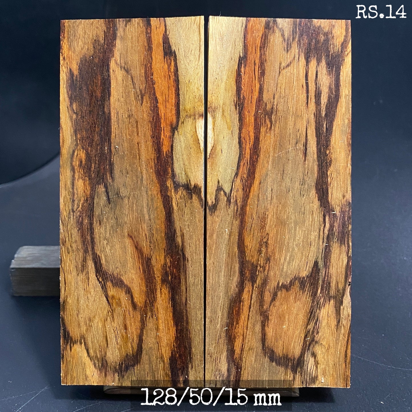 ROSEWOOD SPALTED, Mirror Blanks for Crafting, Woodworking, Precious Woods. France Stock. #RS.14