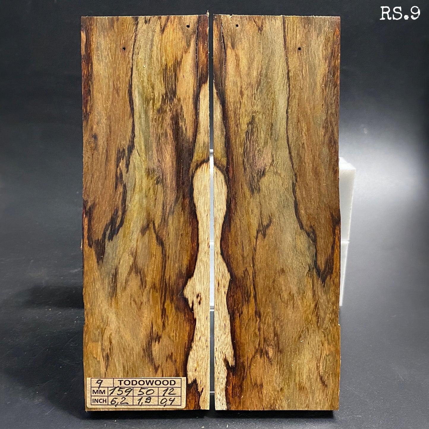 ROSEWOOD SPALTED, Mirror Blanks for Crafting, Woodworking, Precious Woods. France Stock. #RS.9