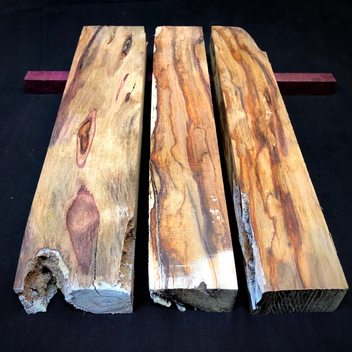 ROSEWOOD SPALTED, Rare Blanks for Crafting, Woodworking, Precious Woods. France Stock