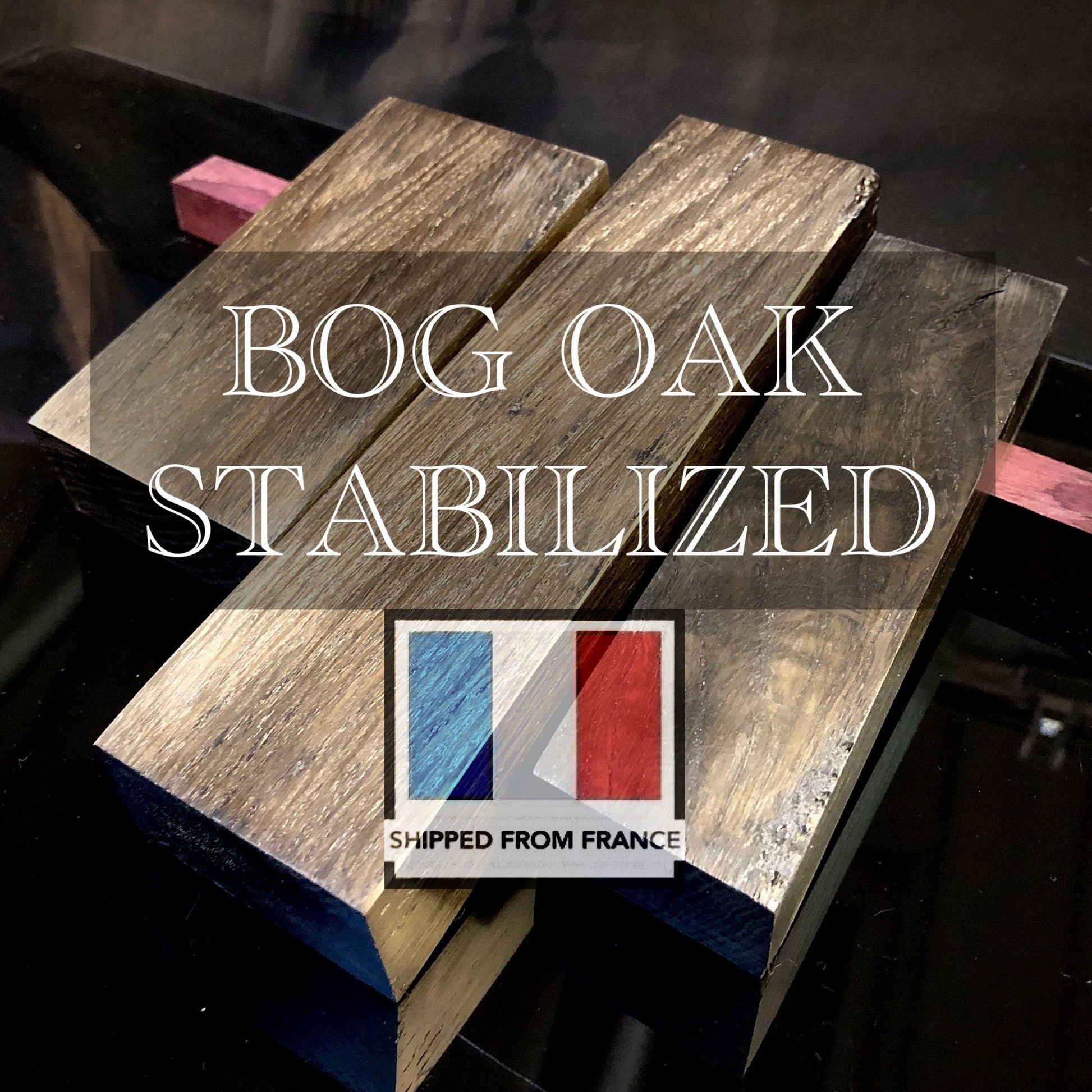  BOG OAK, Stabilized Wood, for Woodworking, Craft Supplies, DIY. France Stock.