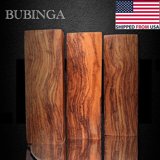 BUBINGA STABILIZED Wood Blank for woodworking or craft supplies. U.S. Stock.