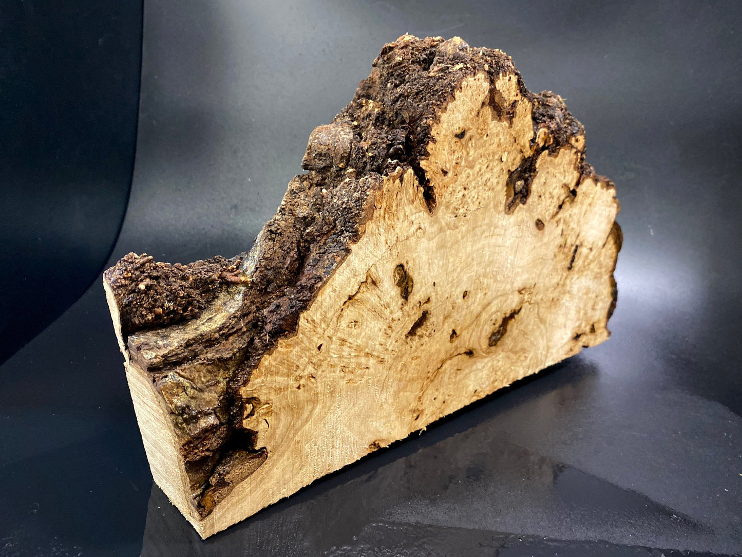 WALNUSS-BURL-Holz, sehr selten, Rohling für Holzbearbeitung, Drechseln. Frankreich-Aktie. #W.152